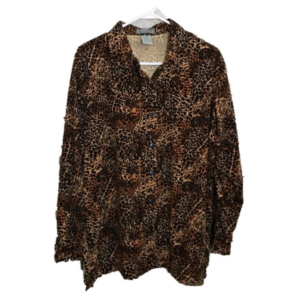 Jane Ashley animal print blouse 18/20